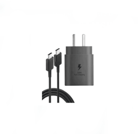 CARGADOR DE PARED SAMSUNG 15W C/CABLE TYPE-C NEGRO
