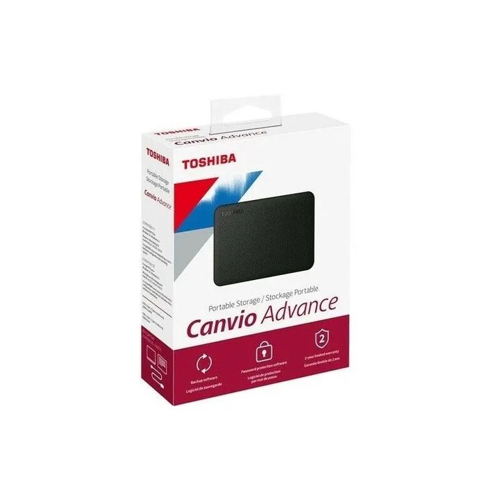 Externo Toshiba Canvio Advance Hdtca40x Hdtca40xr3ca 4tb Negro - Vista 3