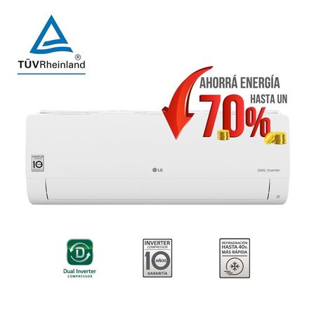 Aire Acondicionado Split Dual Inverter LG WiFi 3500 w S4W12JA31A Frio/Calor