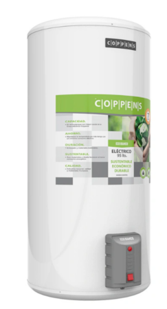 Termotanque Coppens Ttqe95co 95lts Elctrico Color Blanco