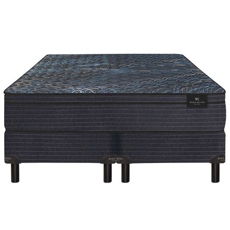 Colchon y Sommier King Koil Aspen Super King 200x200 Resortes LFK con Euro pillow de Espuma Firme