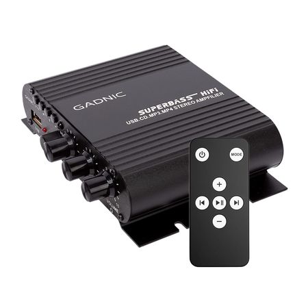 Amplificador Bluetooth Gadnic Potencia Para Auto