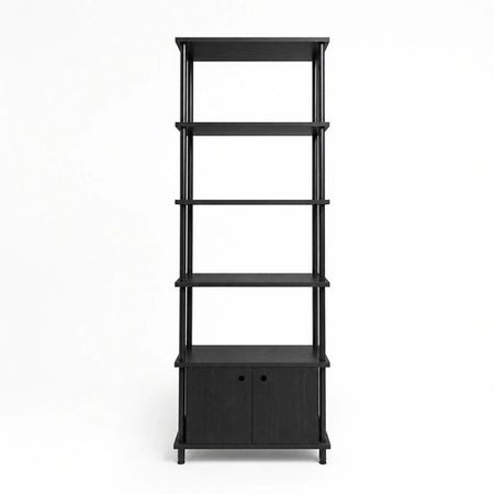 Biblioteca Industrial DS Home 66 x 30 x 182 cm Total Negro
