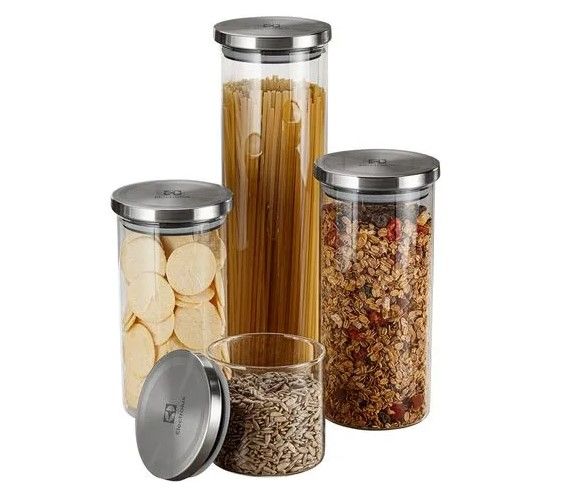 FRASCOS DE VIDRIO CON TAPA DE ACERO INOXIDABLE ELECTROLUX (930000060) - Vista 2