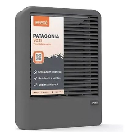 CALEFACTOR TIRO BALANCEADO EMEGE 9035 TB 3500CAL MULTIGAS PATAGONIA