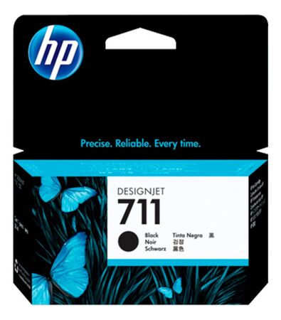 Cartucho De Tinta Hp 711 Negro Cz129a Plotter T120 T520