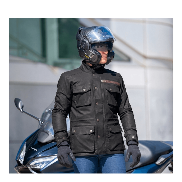 Campera LS2 Liberty Hombre Negra - Vista 2