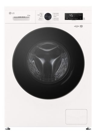 Lavarropas Carga Frontal LG Inverter Dd 6.5kg Steam Blanco