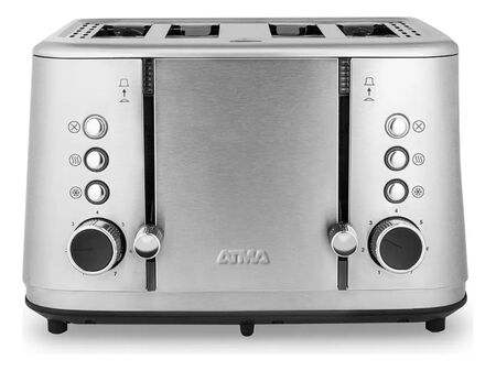 Tostadora Atma Acero Inoxidable 1850w Gris TO9000IP