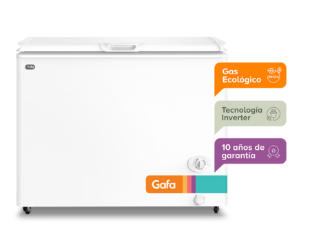 FREEZER GAFA HORIZONTAL INVERTER BLANCO FGHI300B-L 280L 1199-0