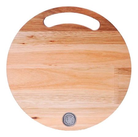 Tabla Redonda Asa 30cm Bbq Madera