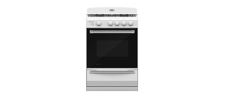 Cocina 4 Hornallas Tst Bianca 58 Cm Multigas Parrilla Blanco