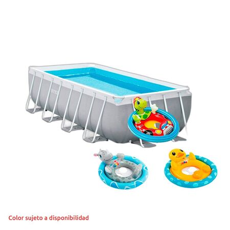Combo Pileta Estructural Intex 10874L + Flotador Tartaruga 22kg