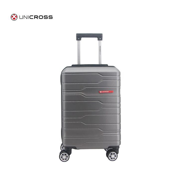 Valija Gris Carry On Unicross ABS 20 Ideal Cabina Ruedas 360° - Vista 2