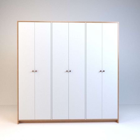 Placard De Abrir 1,8m 6 Puertas 4 Cajones Olmo F. Everest Tables