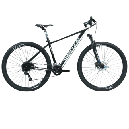 Bicicleta MTB Venzo Raptor R29 18V Negro/Blanco Disco Hidr. Talle XL