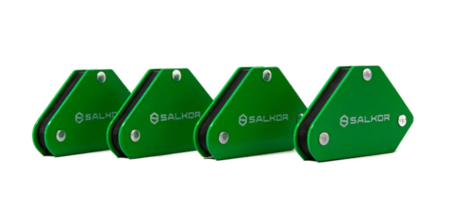 SALKOR SET ESCUADRA MAGNETICA PROFESIONAL 2" X 4 UNIDADES (601.EMJP2000)