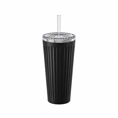 Vaso doble pared de acero inoxidable c/sorbete 700cc aprox SA-1161 302254