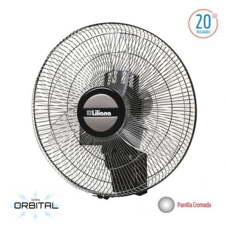 Ventilador De Pared 20 Liliana Vwoc20 20" 3 vel 3 aspas