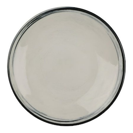 Set 6 Plato Postre 17 Cm Porcelana Kutahya Frame Blanco Frame