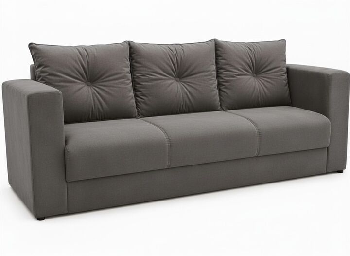 Sillon Yostin tres cuerpos GRIS MEDIO - Vista 1