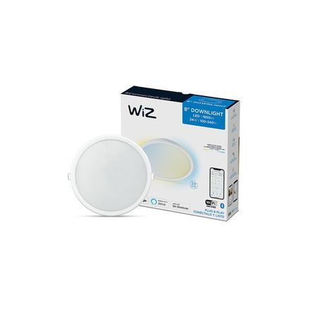 Plafon Luminaria Inteligente Spot De Embutir Led Wiz 24w (929002532712)