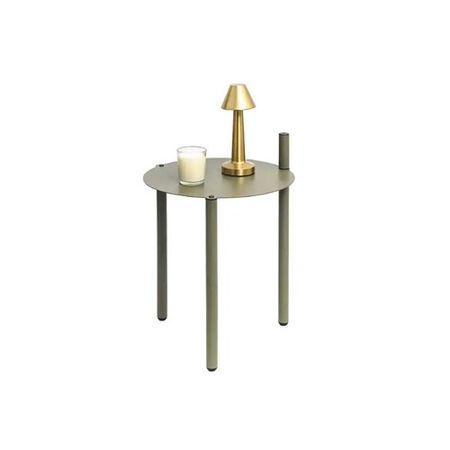 Mesita Auxiliar Iron Matera DS Home 52 x 36 cm Verde Musgo