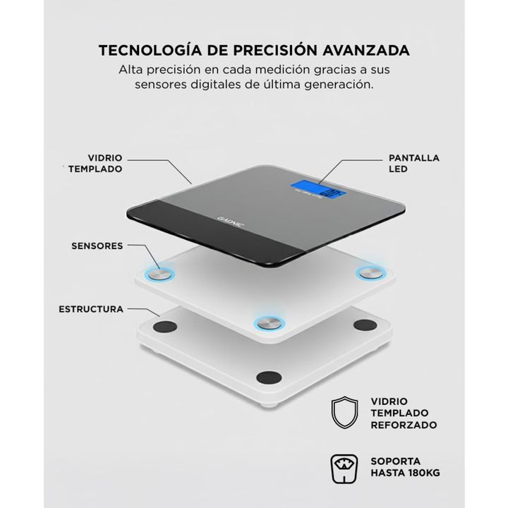 Balanza Digital Gadnic G02 Eléctrica - Vista 3