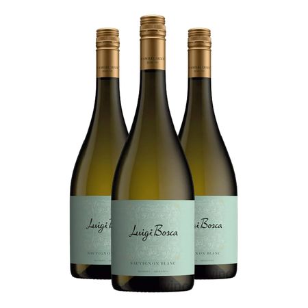 Vino Blanco Luigi Bosca Sauvignon Blanc Caja x 3