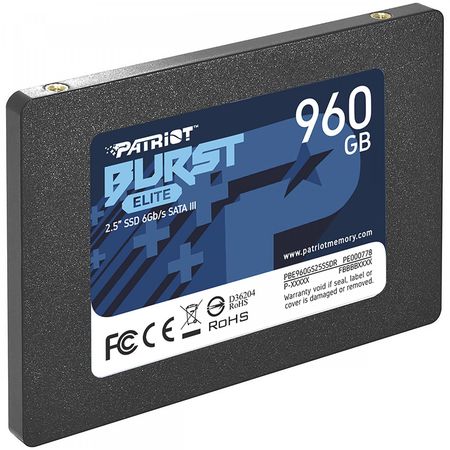 Disco SSD Patriot Burst Elite Solid 960 GB SATA3 PE000778