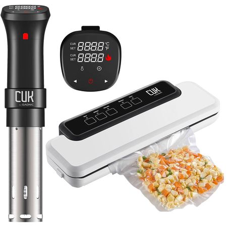 Kit Sous Vide Cocción De Precisión + Envasadora Al Vacío Profesional