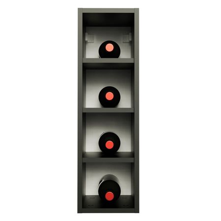 Cava Alacena Mueble Portabotellas Madesa 4 Nichos 20 Cm