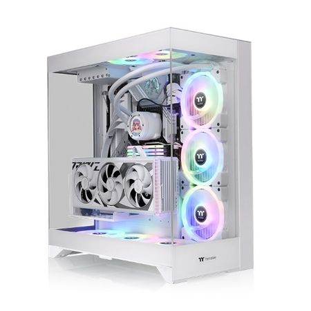 Gabinete TT CTE 550 Mid-Tower TG x3 Snow