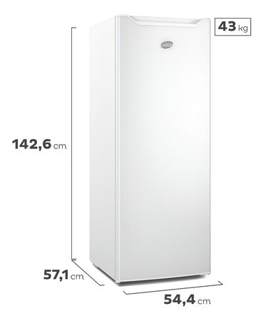 Freezer Vertical Gafa Blanco 168 Lts Gfuy16p5hvw Blanco