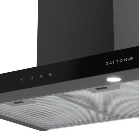Campana Dalton Digital 60cm 575m3/h LED 3 Velocidades Negra OBLO-60-NE