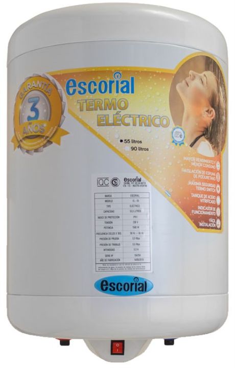 Termotanque Electrico Escorial Carga Inferior 53.5L - Vista 1