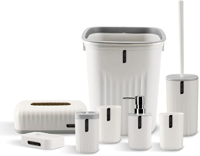 Set de Baño Ezego 8 Piezas RM33 - Vista 2