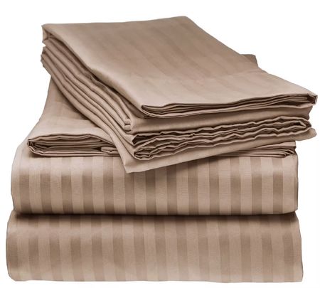  Sabanas premium Dobby Cama 1 1/2 Plaza extra suave Vison Claro