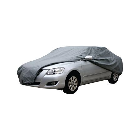 Cubre Auto XL Bicapa Microperforado Gris