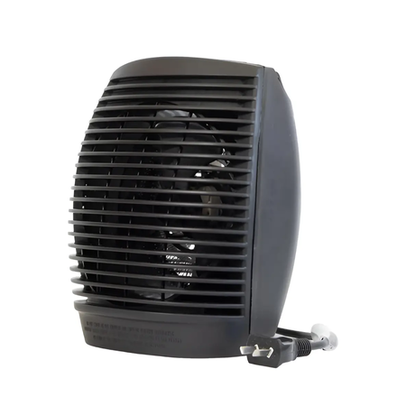 Caloventor Indelplas negro 1800w. 2 potencias