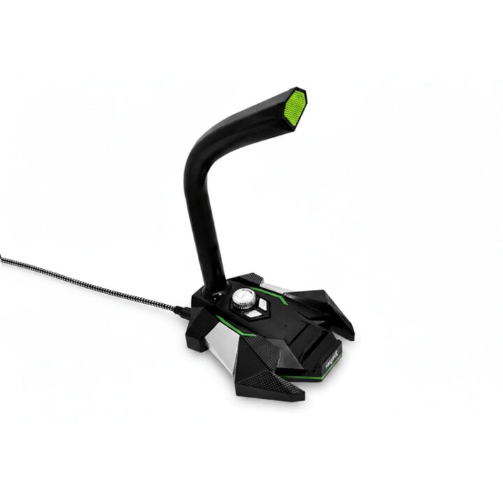 MICRÓFONO NISUTA GAMING USB CON LUCES LED (C:NEGRO NSMICGU2) - Vista 2