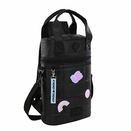 Bolso Matero Mochila Porta Mate Trendy 18474 Negro