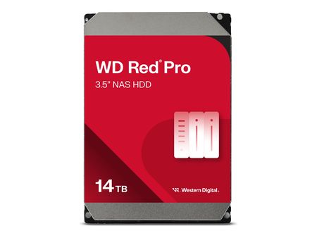 Disco duro interno Western Digital 14T 3.5" RED PRO NAS