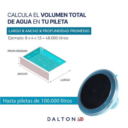 Ionizador Solar Dalton Hasta 100.000L DA-IONI01