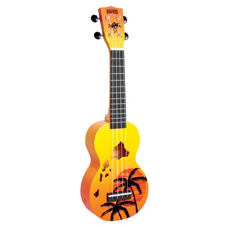 Ukelele soprano Mahalo serie Hawaii MD-1HA naranja