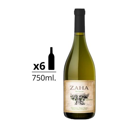 Vino Blanco Zaha Chardonnay Caja x 6