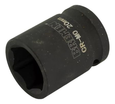 Tubo Hexagonal Bremen Alto Impacto Encastre 1/2 Corto 20mm