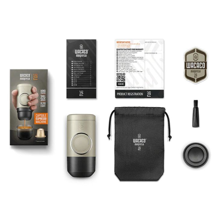 Cafetera Portátil Wacaco Minipresso NS2 Negra - Vista 2