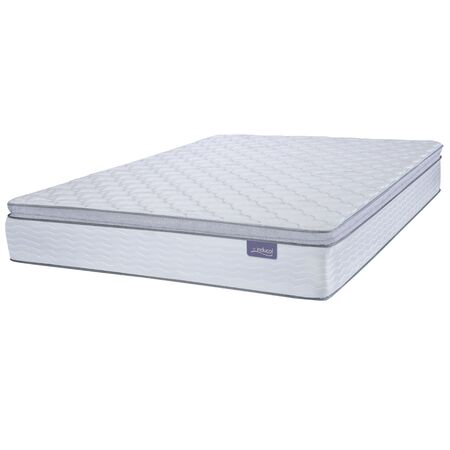 Colchon Inducol April Super Queen 160x200x24cm de Resortes Bonnell Pillow Top Blanco