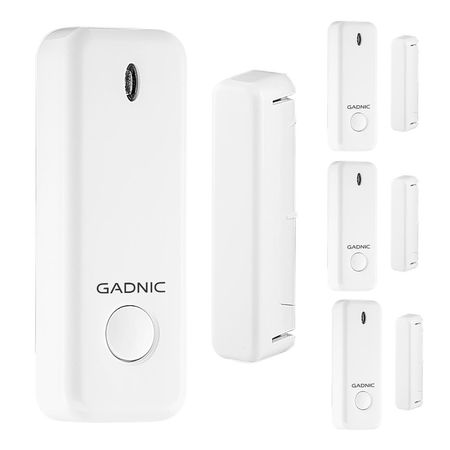 Kit x4 Sensores inalámbricos Gadnic WS1000 Puertas Ventanas